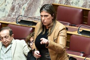 Η κ. Ζωή Κωνσταντοπούλου.
